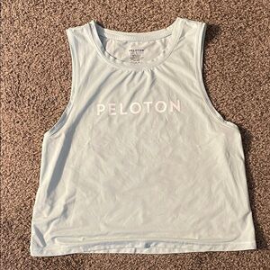 Peloton Women's Light Blue Muscle Tee